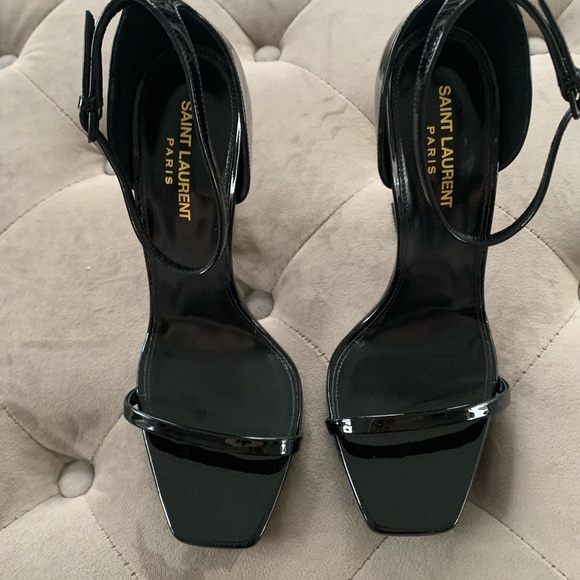 🚫⛔️SOLD⛔️🚫Saint Laurent Opyum Logo-Heel sandals - Picture 12 of 15